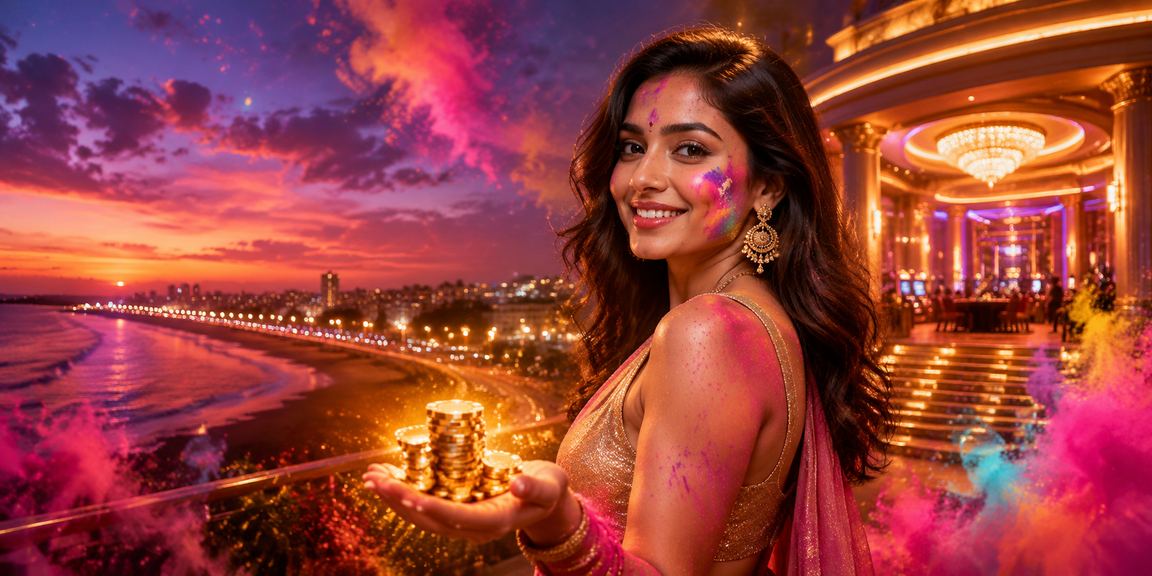 Holi festival celebrations with betting activity in Chennai